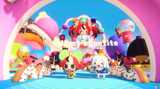 "Partial 3D Assets" Hololive - Gawr Gura & Hakos Baelz "MV 3D Partial Assets"